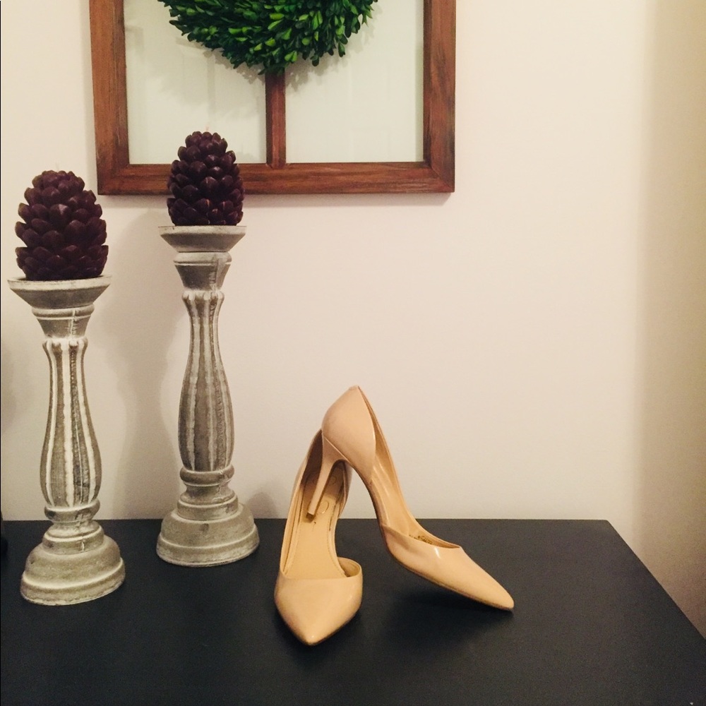 Jessica Simpson Nude Heels Size 8 1/2